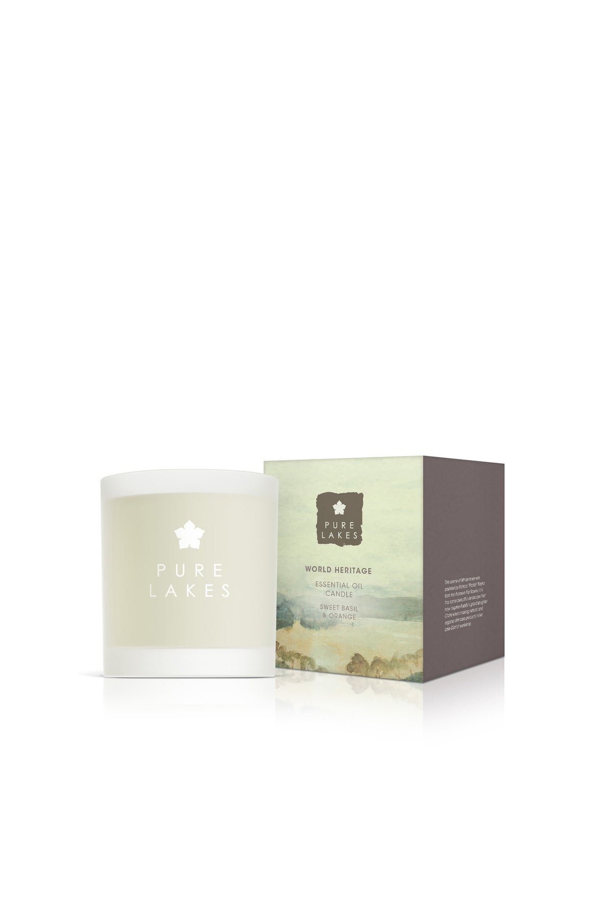 Sweet Basil & Orange Essential Oil Candle