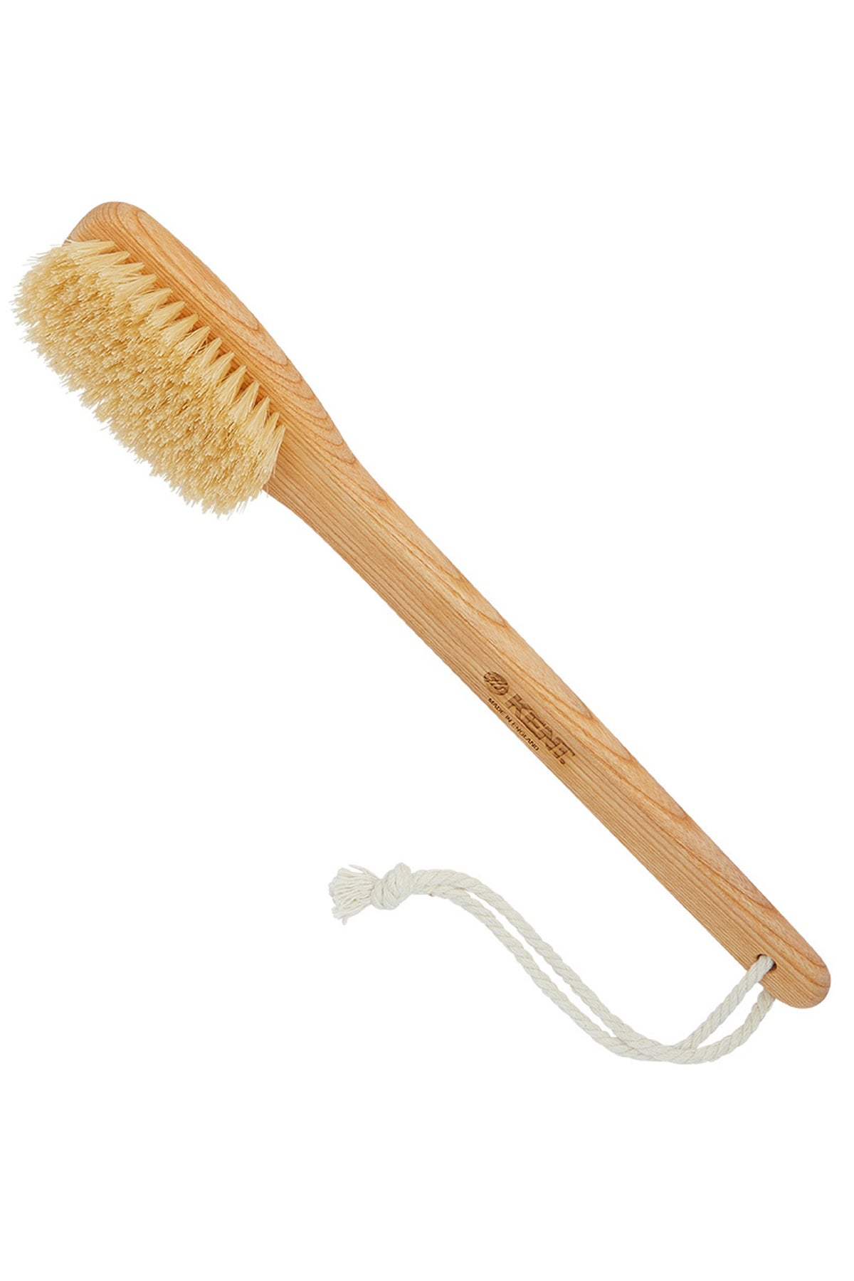 Natural Bristle Long Handle Bath Brush