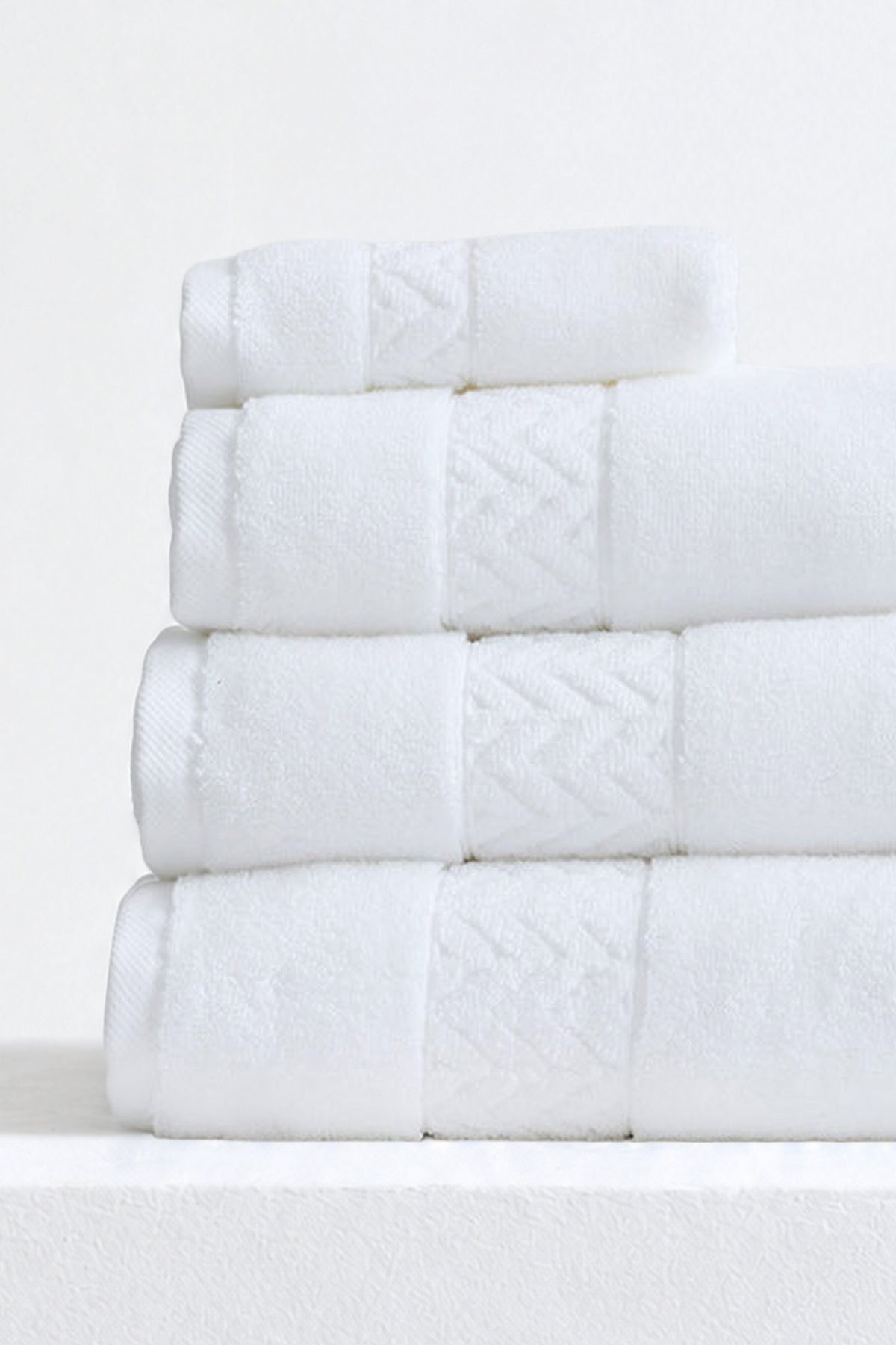 Bamboo Towel Bale in White