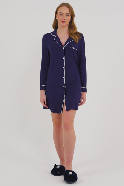 Bamboo Nightshirt in Midnight - Wholesale - Nightgowns