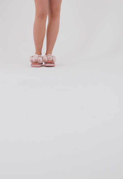 Dolly Slippers in Pink - Slippers